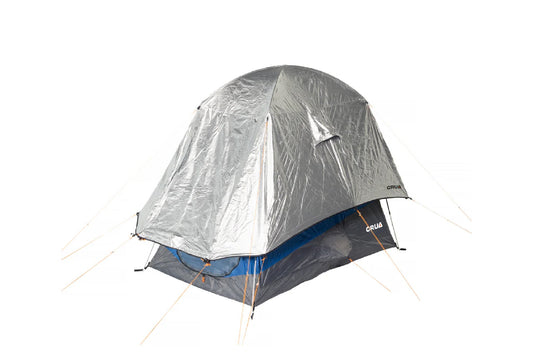 XTENT DOUBLE SIDED REFLECTIVE FLYSHEET | FOR ADDED PROTECTION AGAINST THE ELEMENTS