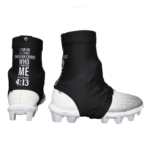 Philippians 4:13 Cross Cleat Covers (Spats)