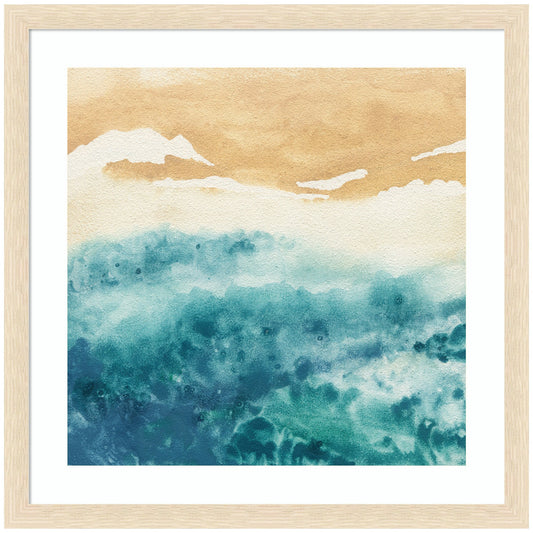Framed Art On Warm Sand by Janet Meinke Lau