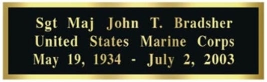 Laser Engraved Name Plates.