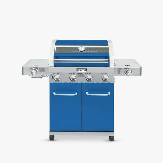 35633B | Matte Blue Infrared Propane Gas Grill