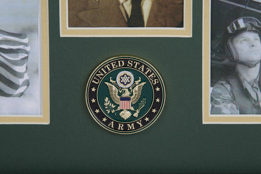 U.S. Army Medallion 5 Picture Collage Frame