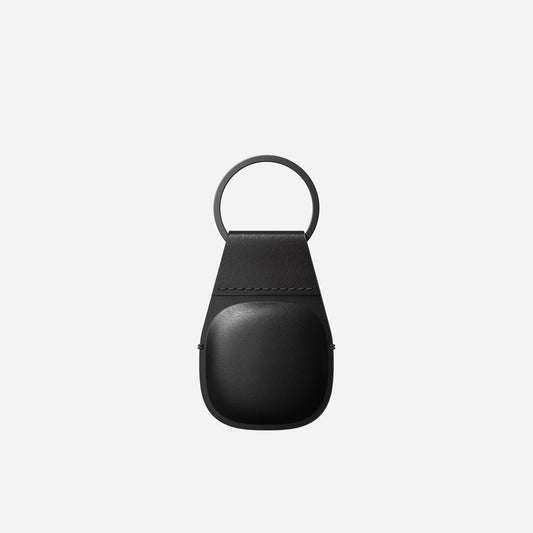 Leather Keychain - AirTag | Black | Horween
