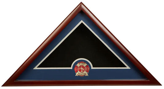 Fire Fighter Frame, Fire Fighter Flag Display Case - 5' x 9.5'.