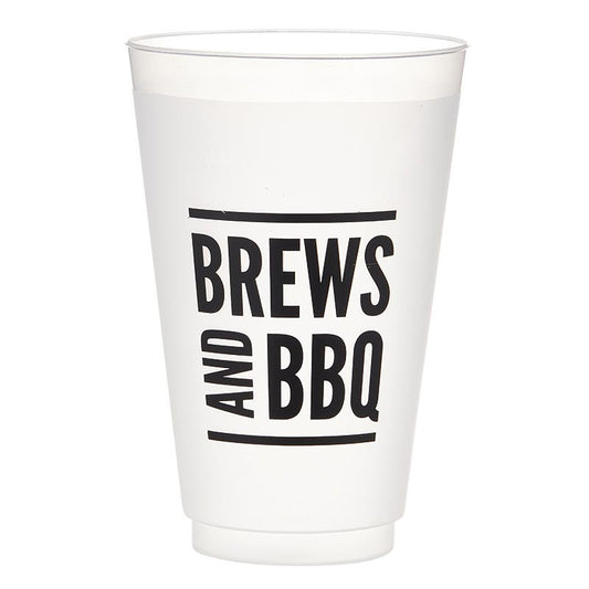 Frost Cups - Brews and BBQ - Set of 8