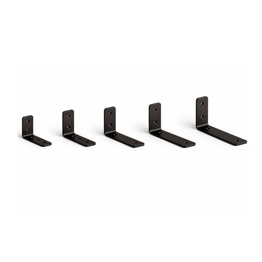 Kingsley DIY Home Wall Shelf Brackets | Heavy Duty 4" to 12" Wall Shelves