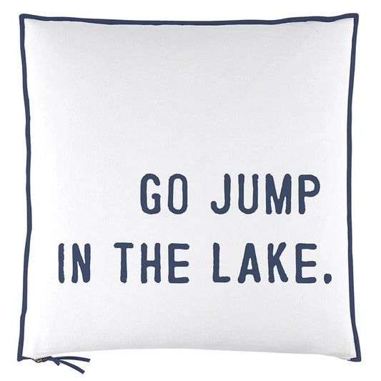Face to Face Euro Pillow - Jump in the Lake