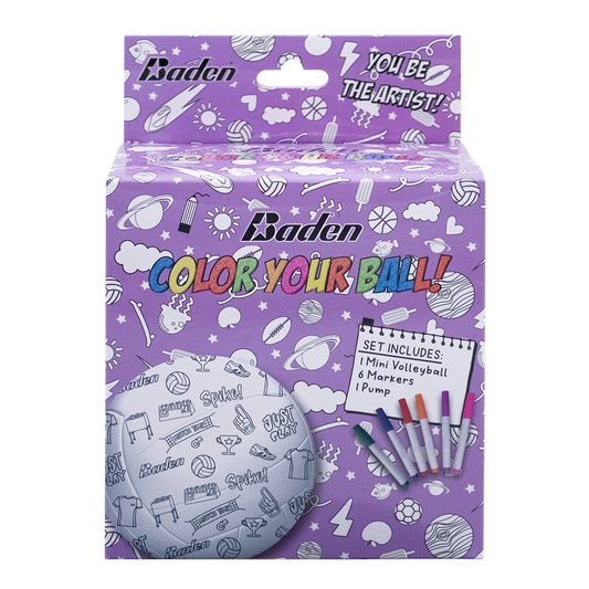 Color Your Own Mini Volleyball