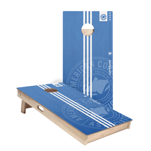 ACA Logo Racer Stripes Star Cornhole Boards
