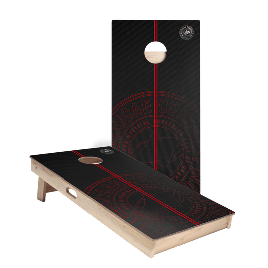ACA Logo Red Stripes Star Cornhole Boards