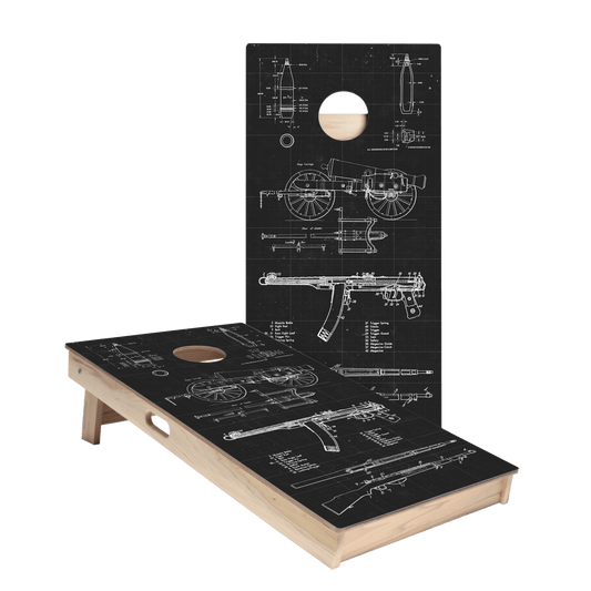 Arms Drawings Star Cornhole Boards