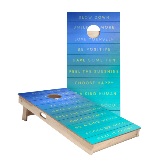 Be Your Best Star Cornhole Boards