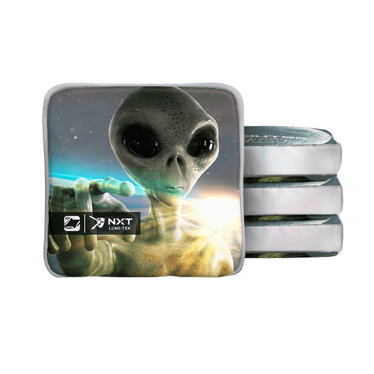 Get Outer My Space Aqua NXT Lumi-Tek Cornhole Bags